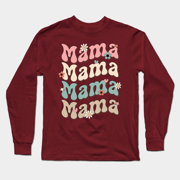 Mama mothers day tee Long Sleeve T-Shirt by the74